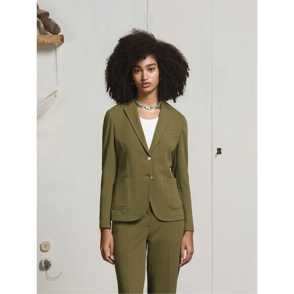 Circolo 1901 Women's Slim Fit Blazer - Angora - US 8 - Picture 1 of 10